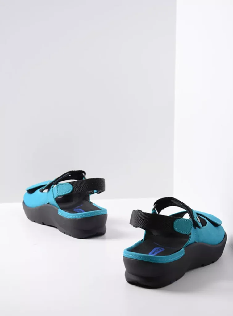 Wolky Women’s shoes 0392511760 11760 turquoise nubuck