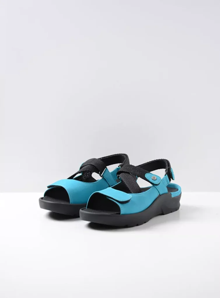 Wolky Women’s shoes 0392511760 11760 turquoise nubuck