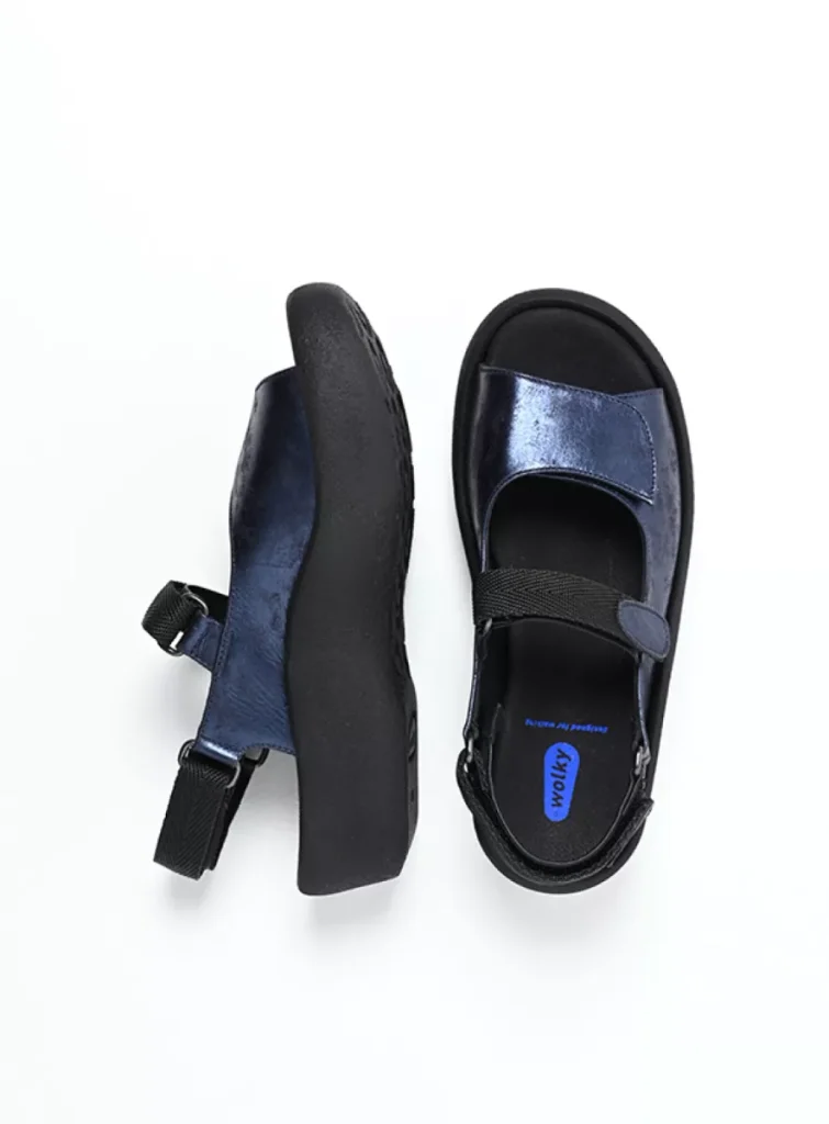 Wolky Sandals 0320410823 10823 navy nubuck