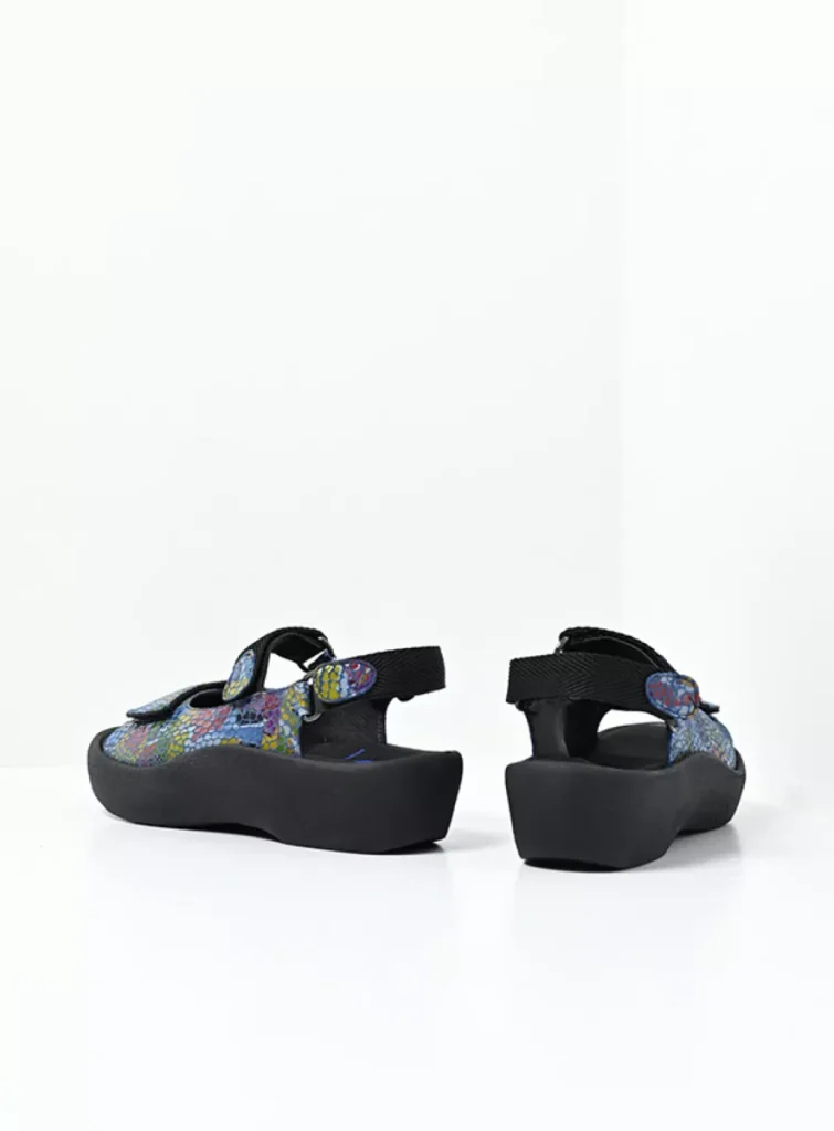 Wolky Sandals 0320488881 88881 jeans multi fantasy leather