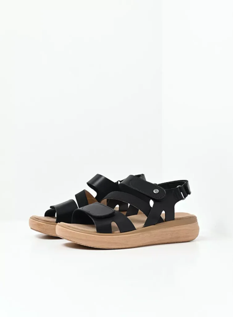 Wolky Open toe sandals 0193002000 02000 black biocare