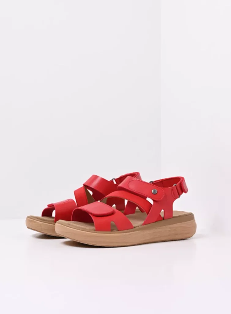 Wolky Open toe sandals 0193002500 02500 red biocare