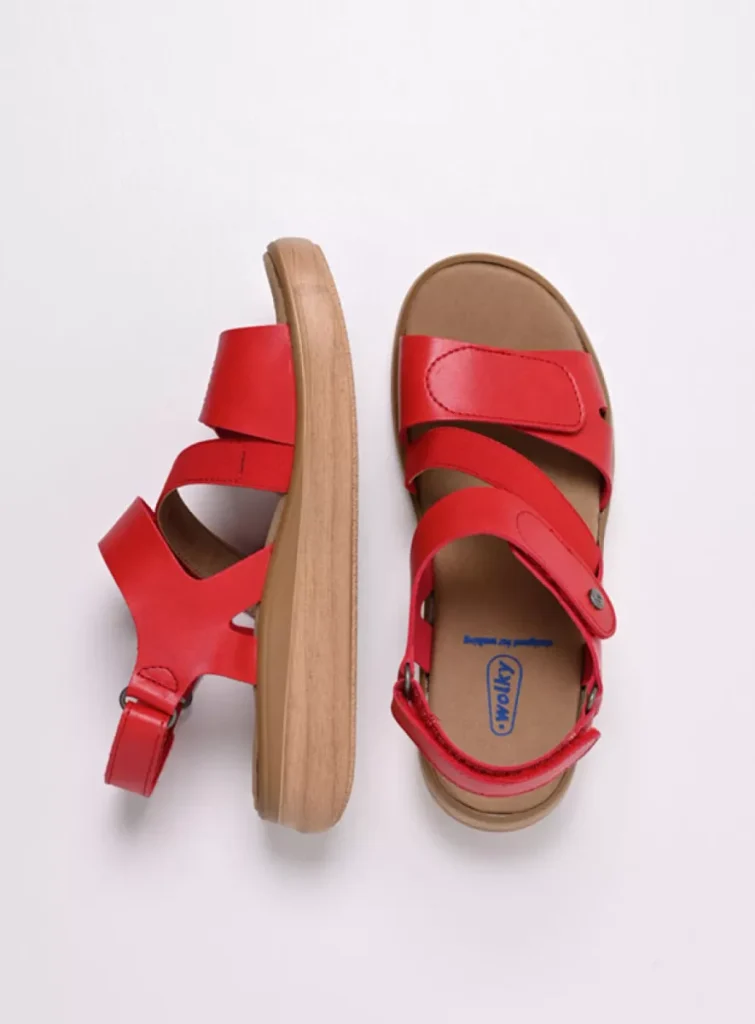 Wolky Open toe sandals 0193002500 02500 red biocare