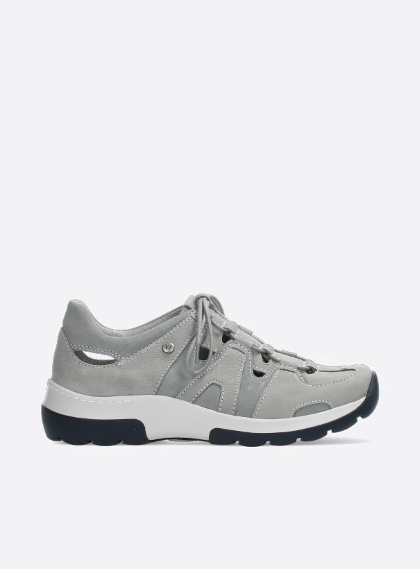 wolky low lace up shoes 03028 nortec 11206 light grey nubuck
