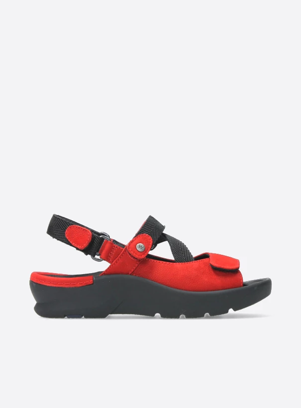 Buy your Wolky Lisse - red nubuck shoes online