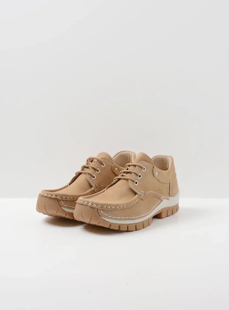 Wolky lace-up shoes 04701 Fly Summer 11390 beige nubuck