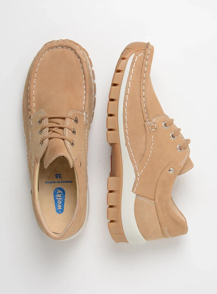 Wolky lace-up shoes 04701 Fly Summer 11390 beige nubuck