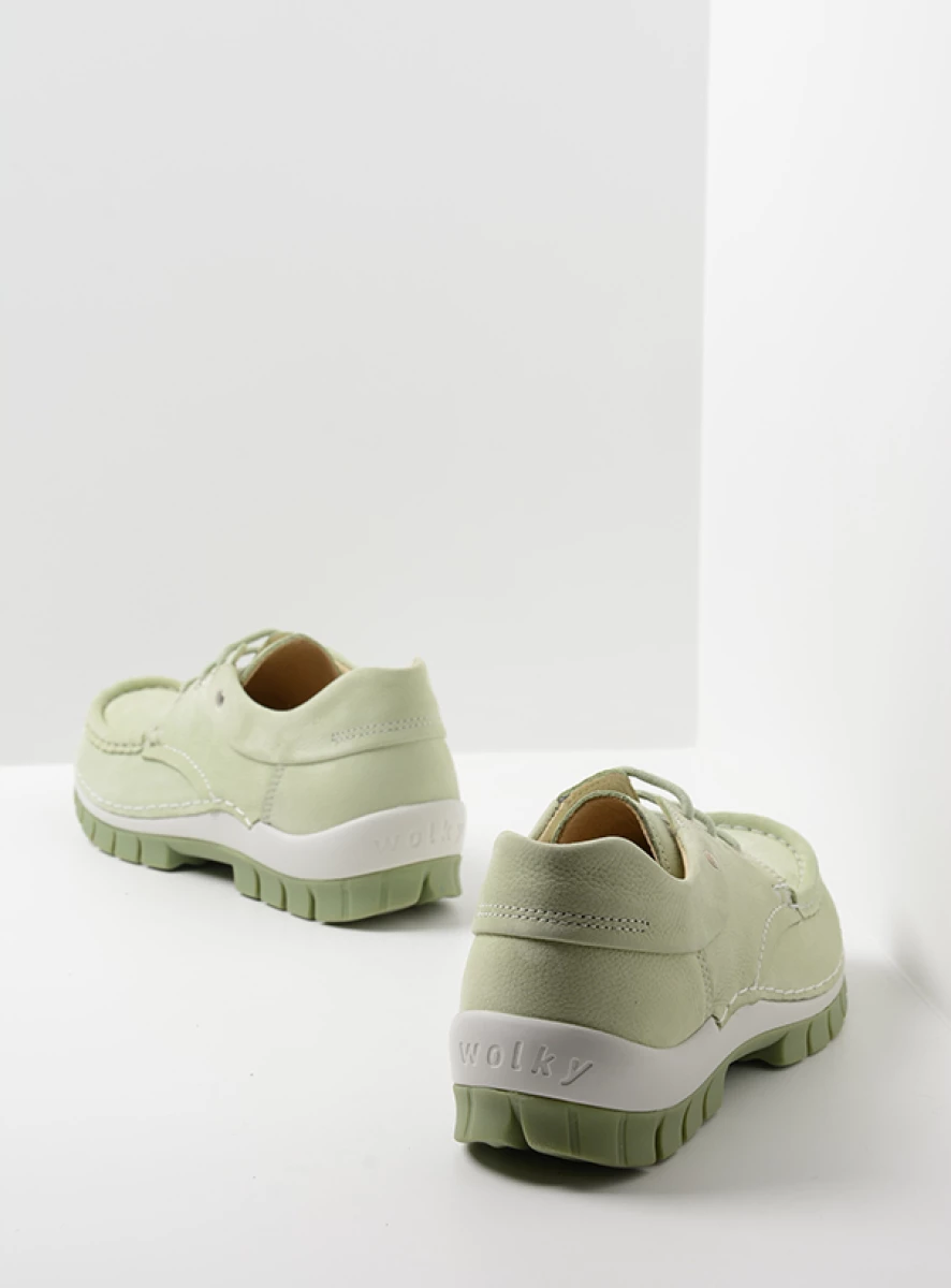 Wolky Comfort shoes 04701 Fly Summer 11706 mint green nubuck